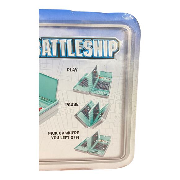 Hasbro Battleship Gaming Road Trip Series Full Gameplay Portable Case New Gift - Picture 10 of 11